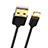Apple iPhone 5S用USBケーブル 充電ケーブル L02 アップル ブラック