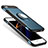 Apple iPhone 5S用ハイブリットバンパーケース プラスチック アンド指輪 アップル ネイビー