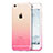 Apple iPhone 6用極薄ソフトケース グラデーション 勾配色 クリア透明 Z01 アップル ピンク