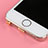 Apple iPhone 6用アンチ ダスト プラグ キャップ ストッパー Lightning USB J05 アップル ゴールド