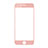 Apple iPhone 6用強化ガラス フル液晶保護フィルム F03 アップル ピンク