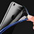 Apple iPhone 6 Plus用極薄ソフトケース シリコンケース 耐衝撃 全面保護 クリア透明 T12 アップル ネイビー