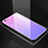 Apple iPhone 6 Plus用ハイブリットバンパーケース プラスチック 鏡面 虹 グラデーション 勾配色 カバー アップル パープル