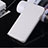 Apple iPhone 6 Plus用手帳型 レザーケース スタンド アップル ホワイト