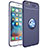 Apple iPhone 6S Plus用極薄ソフトケース シリコンケース 耐衝撃 全面保護 アンド指輪 マグネット式 バンパー アップル ネイビー