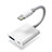 Apple iPhone 7用Lightning to USB OTG 変換ケーブルアダプタ H01 アップル ホワイト