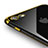 Apple iPhone 7用極薄ソフトケース シリコンケース 耐衝撃 全面保護 クリア透明 T19 アップル ゴールド