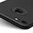 Apple iPhone 7用ハードケース プラスチック 質感もマット ロゴを表示します アップル ブラック