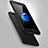 Apple iPhone 7 Plus用ハードケース プラスチック 質感もマット 前面と背面 360度 フルカバー Q01 アップル ブラック