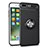 Apple iPhone 7 Plus用極薄ソフトケース シリコンケース 耐衝撃 全面保護 クリア透明 アンド指輪 マグネット式 S01 アップル ブラック