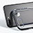 Apple iPhone 7 Plus用極薄ソフトケース シリコンケース 耐衝撃 全面保護 クリア透明 アンドスタンド アップル グレー