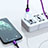 Apple iPhone 8 Plus用USBケーブル 充電ケーブル D21 アップル 