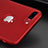 Apple iPhone 8 Plus用ハードケース プラスチック 質感もマット M11 アップル レッド