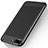 Apple iPhone 8 Plus用シリコンケース ソフトタッチラバー メッシュ デザイン R02 アップル ブラック