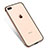Apple iPhone 8 Plus用極薄ソフトケース シリコンケース 耐衝撃 全面保護 クリア透明 H04 アップル ゴールド