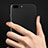 Apple iPhone 8 Plus用極薄ソフトケース シリコンケース 耐衝撃 全面保護 S05 アップル ブラック