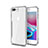 Apple iPhone 8 Plus用ハイブリットバンパーケース クリア透明 プラスチック 鏡面 カバー P01 アップル クリア