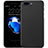 Apple iPhone 8 Plus用極薄ケース クリア プラスチック アップル ブラック