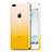 Apple iPhone 8 Plus用極薄ソフトケース グラデーション 勾配色 クリア透明 G01 アップル イエロー