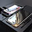 Apple iPhone 8 Plus用ケース 高級感 手触り良い アルミメタル 製の金属製 360度 フルカバーバンパー 鏡面 カバー M01 アップル 