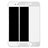 Apple iPhone 8 Plus用強化ガラス フル液晶保護フィルム F21 アップル ホワイト