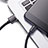 Apple iPhone SE (2020)用USBケーブル 充電ケーブル L02 アップル ブラック