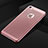 Apple iPhone SE (2020)用ハードケース プラスチック メッシュ デザイン カバー アップル ローズゴールド