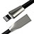 Apple iPhone SE3 (2022)用USBケーブル 充電ケーブル L06 アップル ブラック