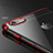 Apple iPhone SE3 (2022)用極薄ソフトケース シリコンケース 耐衝撃 全面保護 クリア透明 H04 アップル レッド