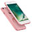 Apple iPhone SE3 (2022)用ハードケース プラスチック 質感もマット アンド指輪 A01 アップル ピンク