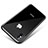 Apple iPhone X用極薄ソフトケース シリコンケース 耐衝撃 全面保護 クリア透明 V04 アップル ブラック