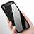 Apple iPhone X用シリコンケース ソフトタッチラバー 鏡面 W01 アップル ブラック
