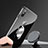Apple iPhone X用極薄ソフトケース シリコンケース 耐衝撃 全面保護 クリア透明 アンド指輪 T01 アップル ブラック