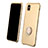Apple iPhone X用前面と背面 360度 フルカバー 極薄ソフトケース シリコンケース 耐衝撃 全面保護 バンパー アップル ゴールド