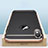 Apple iPhone X用ケース 高級感 手触り良い メタル兼プラスチック バンパー C01 アップル ブラック