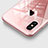 Apple iPhone X用極薄ソフトケース シリコンケース 耐衝撃 全面保護 クリア透明 アップル ピンク