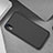 Apple iPhone X用極薄ソフトケース シリコンケース 耐衝撃 全面保護 アップル ブラック