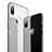 Apple iPhone X用ケース 高級感 手触り良い アルミメタル 製の金属製 バンパー 鏡面 カバー アップル 