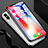 Apple iPhone X用強化ガラス フル液晶保護フィルム F31 アップル ブラック