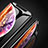 Apple iPhone X用強化ガラス フル液晶保護フィルム P04 アップル ブラック