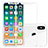 Apple iPhone X用強化ガラス フル液晶保護フィルム F02 アップル ホワイト