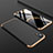 Apple iPhone XR用ハードケース プラスチック 質感もマット 前面と背面 360度 フルカバー アップル ゴールド・ブラック