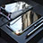 Apple iPhone XR用ケース 高級感 手触り良い アルミメタル 製の金属製 360度 フルカバーバンパー 鏡面 カバー M02 アップル ブラック