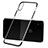 Apple iPhone Xs用極薄ソフトケース シリコンケース 耐衝撃 全面保護 クリア透明 C16 アップル ブラック