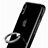 Apple iPhone Xs用極薄ソフトケース シリコンケース 耐衝撃 全面保護 クリア透明 アンド指輪 V01 アップル 