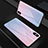 Apple iPhone Xs用ハイブリットバンパーケース プラスチック 鏡面 虹 グラデーション 勾配色 カバー アップル 