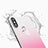 Apple iPhone Xs用背面保護フィルム 背面フィルム グラデーション アップル ピンク