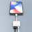 Apple iPhone Xs Max用Lightning to USB OTG 変換ケーブルアダプタ H01 アップル ホワイト