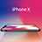 Apple iPhone Xs Max用360度 フルカバー極薄ソフトケース シリコンケース 耐衝撃 全面保護 M02 アップル ブラック