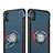 Apple iPhone Xs Max用ハイブリットバンパーケース プラスチック アンド指輪 アップル ネイビー